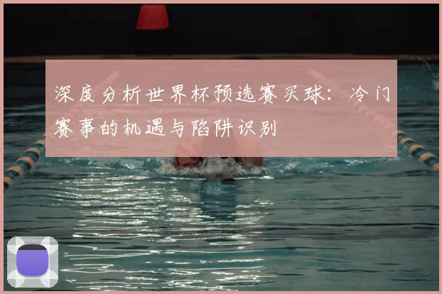 深度分析世界杯预选赛买球：冷门赛事的机遇与陷阱识别